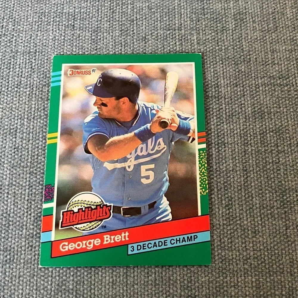 1991 Donruss Kansas City Royals Highlights Baseball Card Trading Card